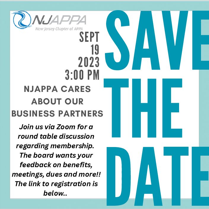 NJAPPA Business Partner's Discussion Group